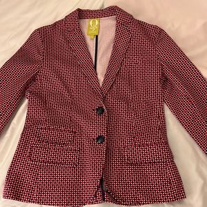 QMACK Red Blazer Size 6
